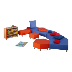 Wellness Oase Set 6 bestehend aus 6 Elementen und 7 Kissen, Bezug wählbar-image