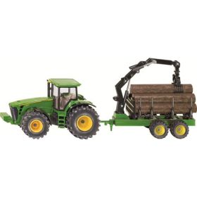 SIKU 1954 Traktor mit Forstanhänger, 1:50-image