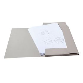 Sammelmappe 50 x 70 cm, grau mit Band-image