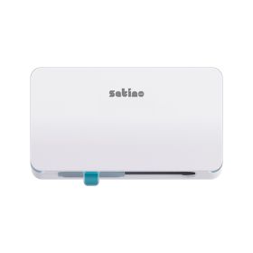 Satino Doppelrollen Toilettenpapierspender, weiß-image